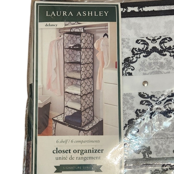 Laura Ashley Monochrome Organizer Set - Picture 4 of 6